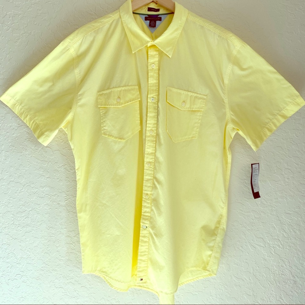 Hilfiger men’s button down NWT sz XL trim fit